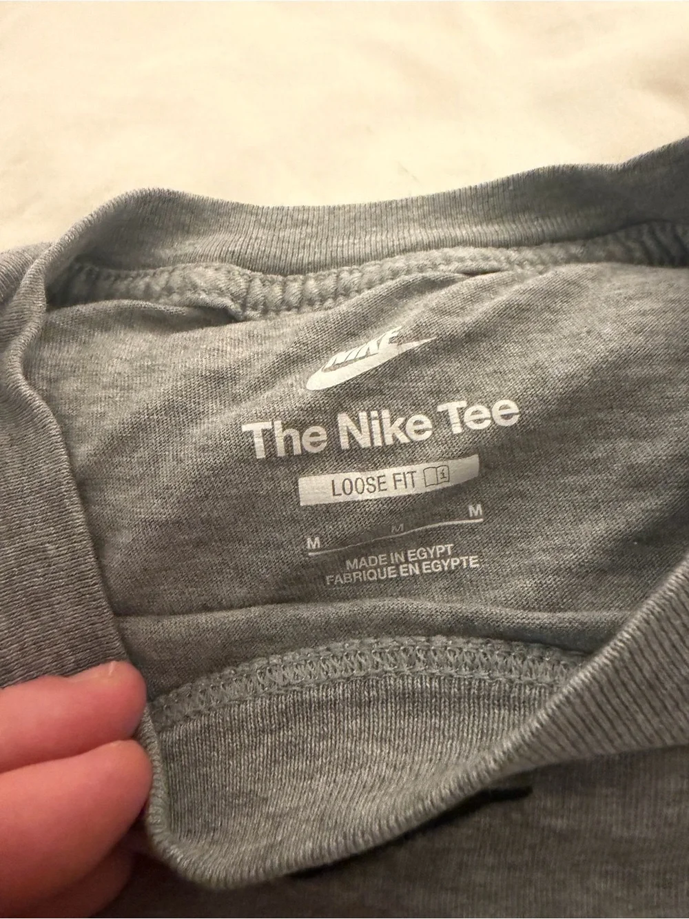 Nike Gray Dri-FIT Crew Tee